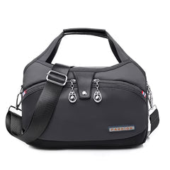 Nylon Crossbody Bag with Anti-Theft Protection