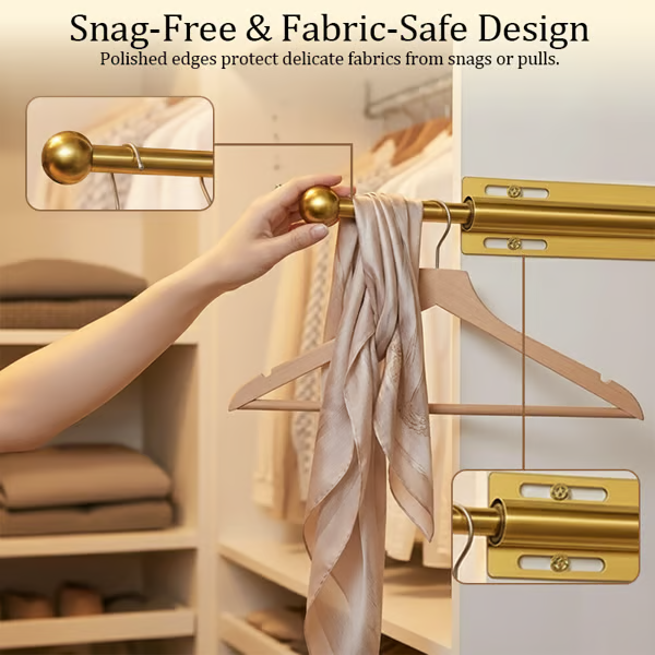 LuxHanger Valet Rod System for the Wardrobe