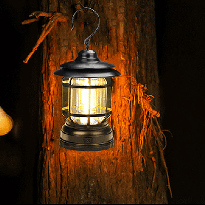 Retro LED Camping Lamp VintageGlow