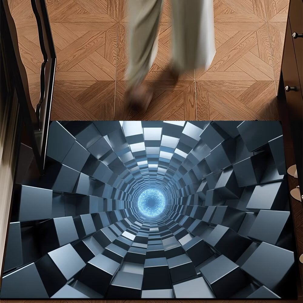 3D Optical Illusion Door Mat – Anti-Slip