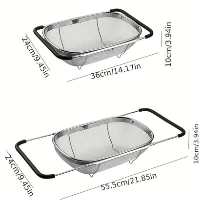 Expandable Stainless Steel Sink Strainer