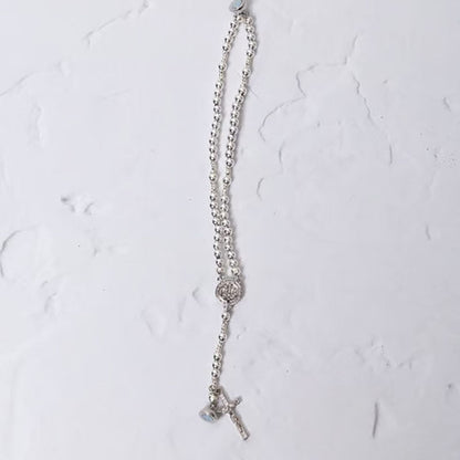 Handcrafted Pearl Prayer Bracelet with Magnetic Clasp