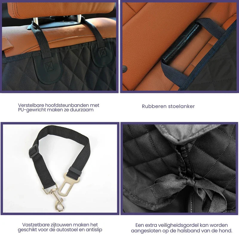 Waterproof Dog Car Seat Cover with Side Protection