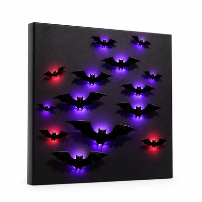 3D Flying LED Self-Adhesive Bat Wall Lights (Multi-Piece Set)