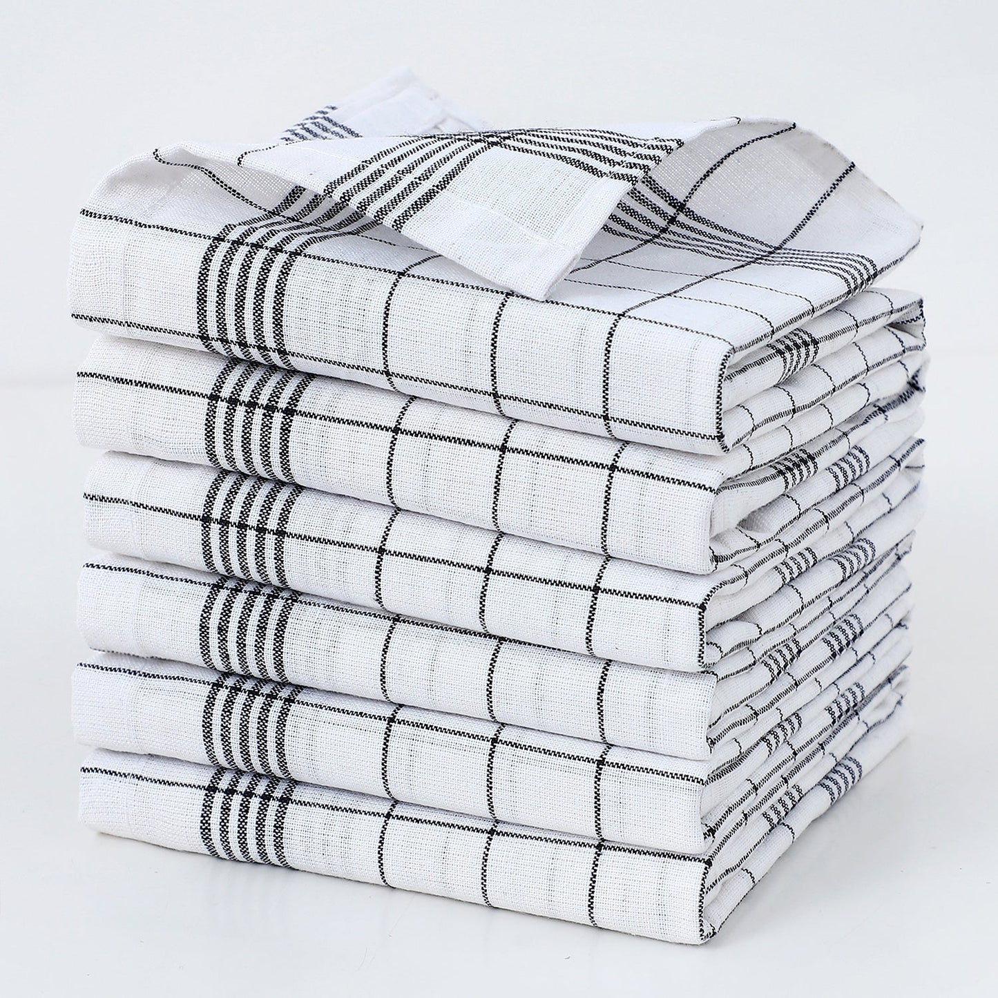Dish Towel Set 12 Pieces Made of Cotton