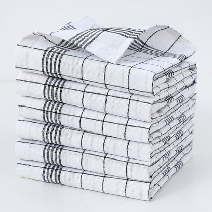 Dish Towel Set 12 Pieces Made of Cotton