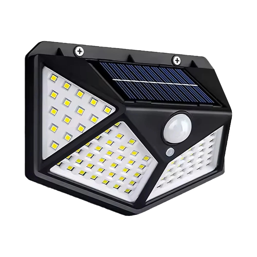 Solar Wall Light Outdoor 100 LED with Motion Sensor