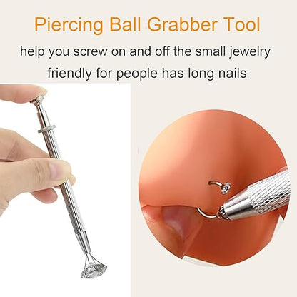 Horseshoe ring nose with internal thread