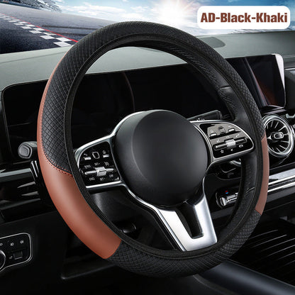 Universal Steering Wheel Cover with Anti-Slip Grip