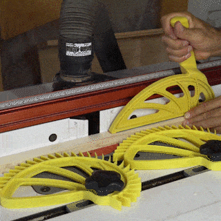 Woodworking Push Block with Safety Guide