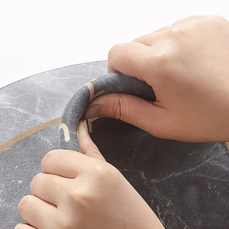 L-Shaped Kitchen Mat Non-Slip & Absorbent