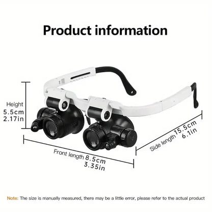 Headband Magnifier with LED