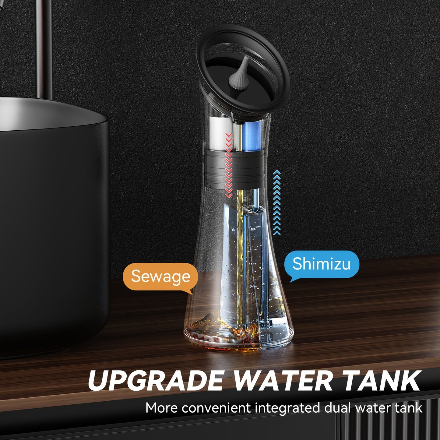 Electric Ear Cleaner with Dual Water Tank