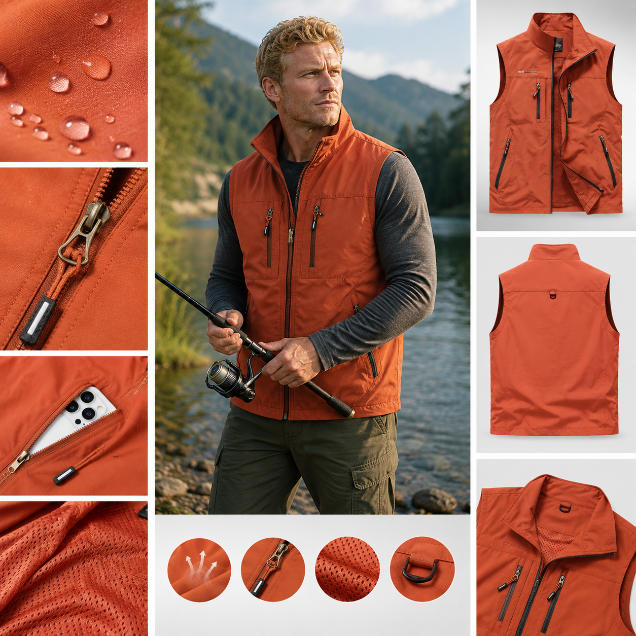 Modern Men's Bodywarmer | Lightweight & Practical for Everyday Use