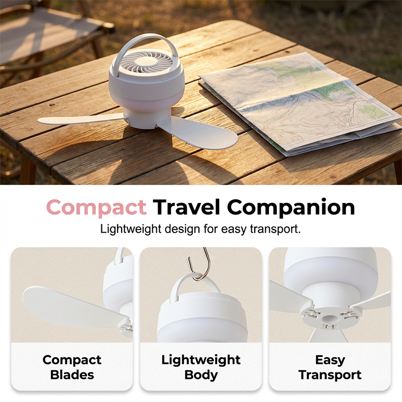 Hanging LED Fan with Night Light