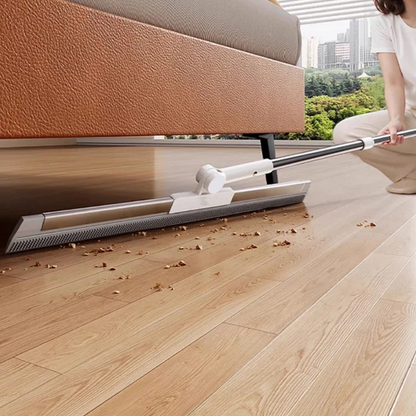 Floor Squeegee with Rubber Lip & TPE Bristles