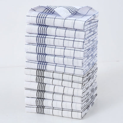 Dish Towel Set 12 Pieces Made of Cotton