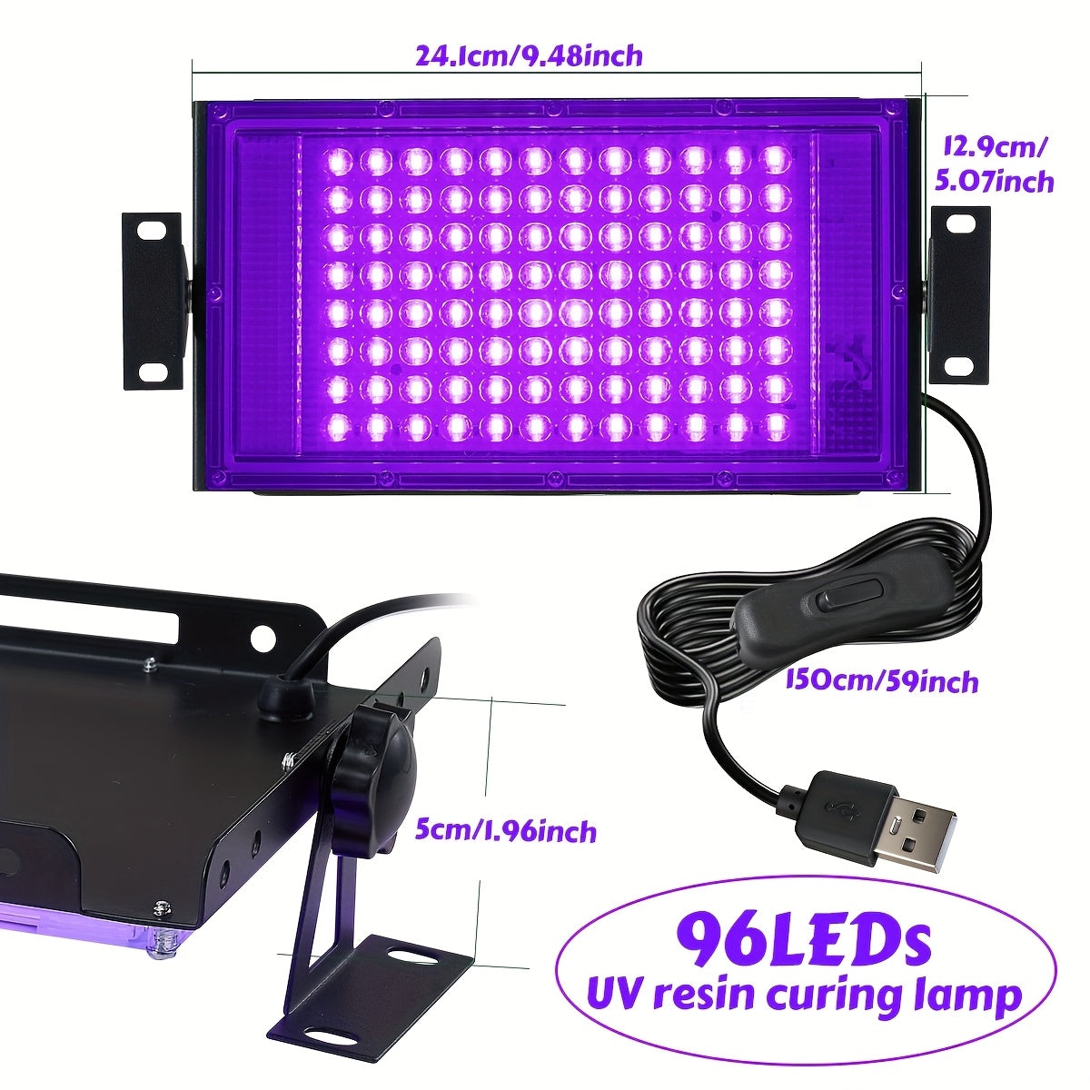 UV Resin Curing Lamp 96/144 LEDs