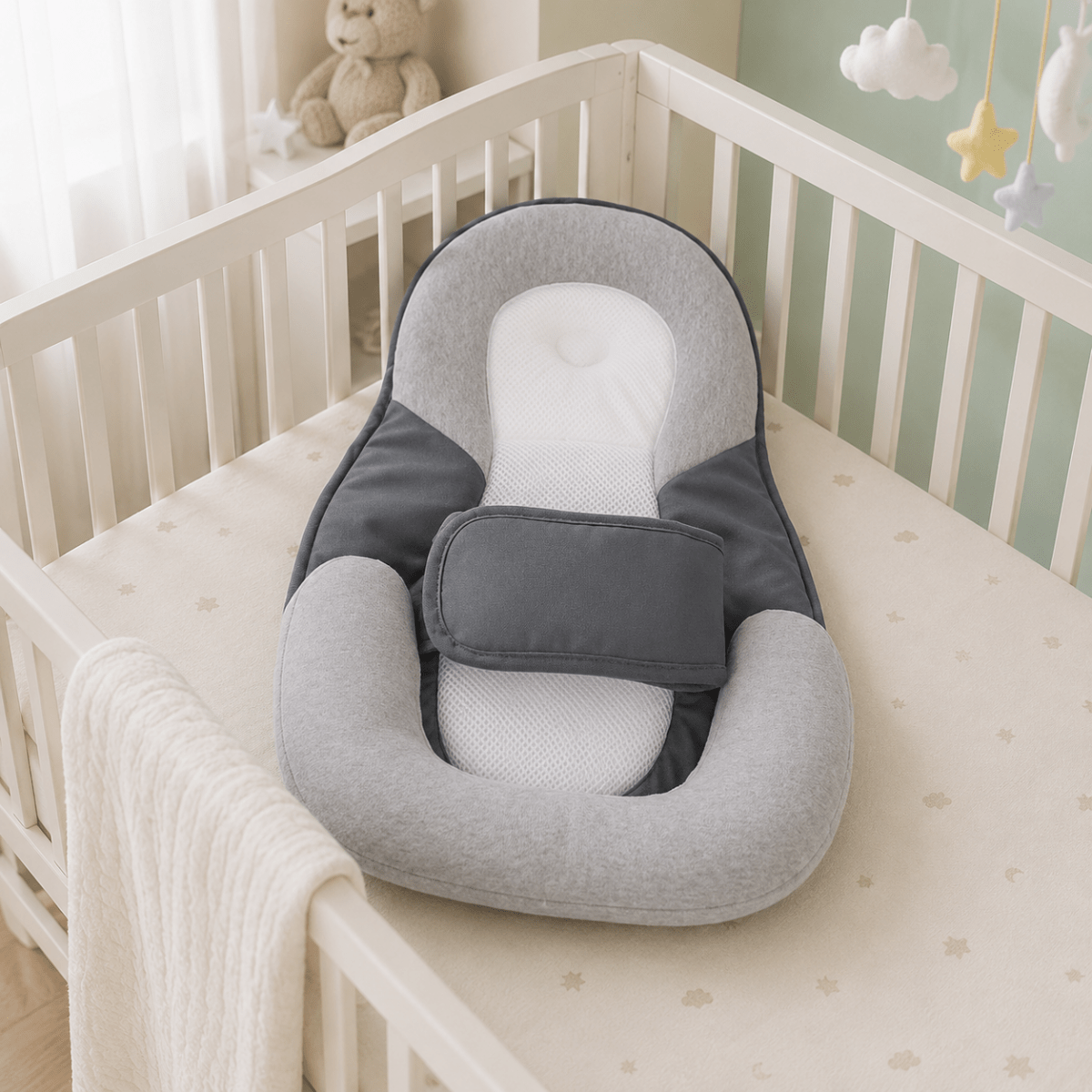 Ergonomic Baby Pillow with Gentle Incline