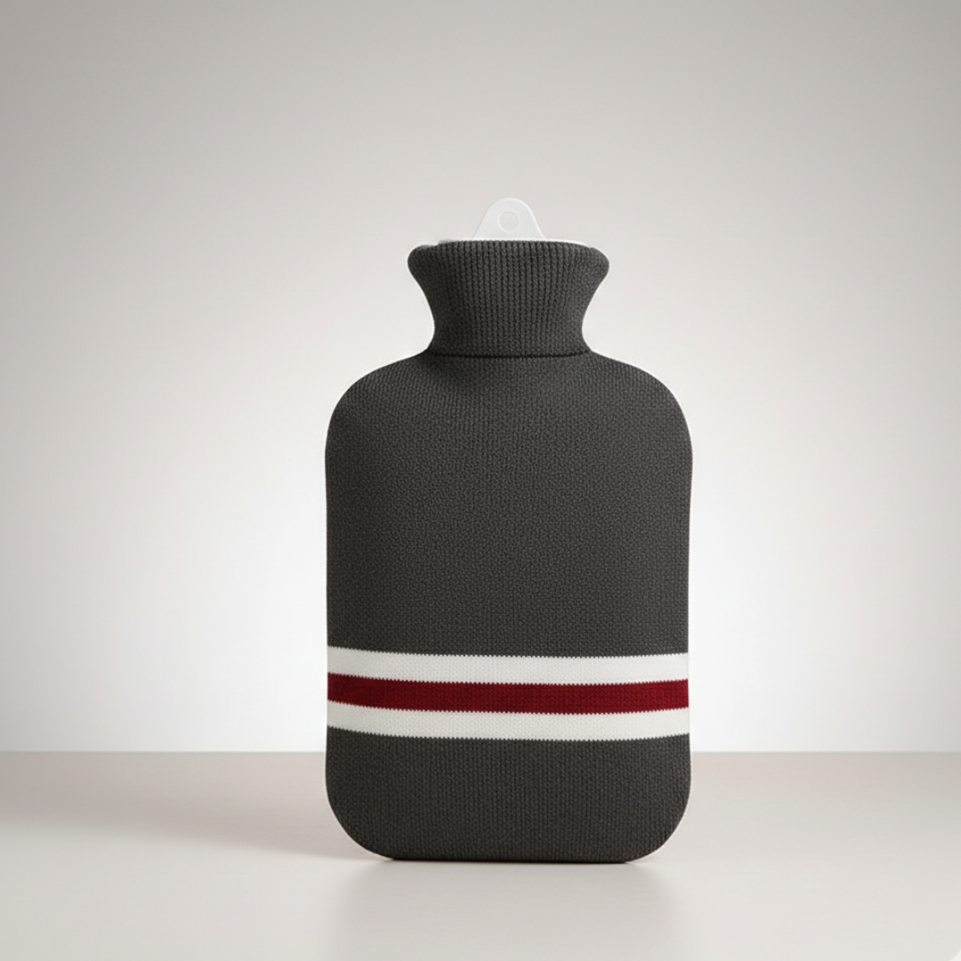 2L Hot Water Bottle with Knit Cover