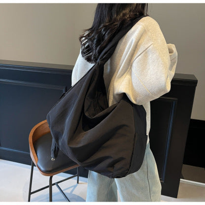Large Shoulder Bag with Zipper