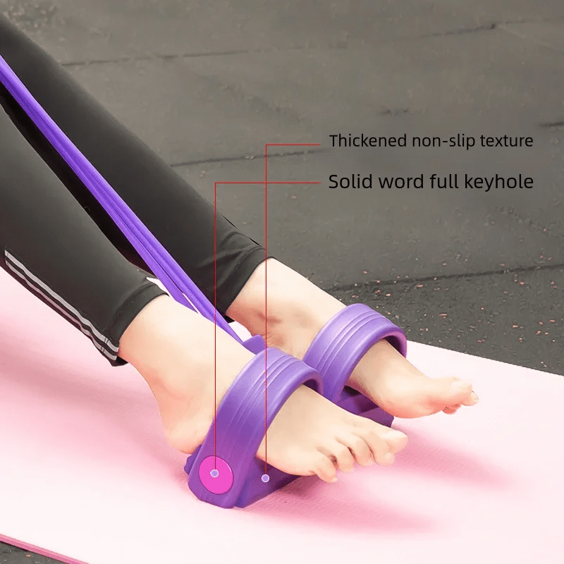 Resistance Band Set with Foot Straps