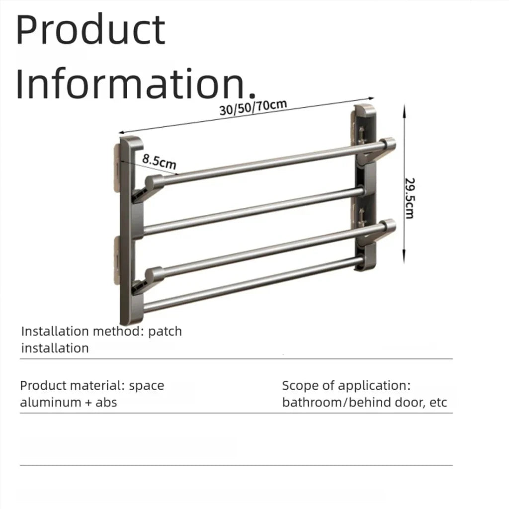 Wall-Mounted Shoe Rack with Drainage System