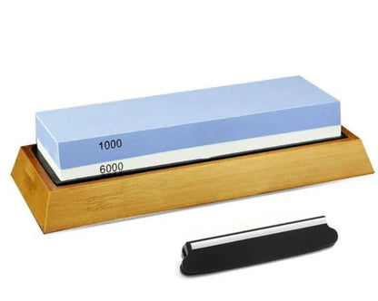 Japanese Sharpening Stone #1000/#6000 with Holder