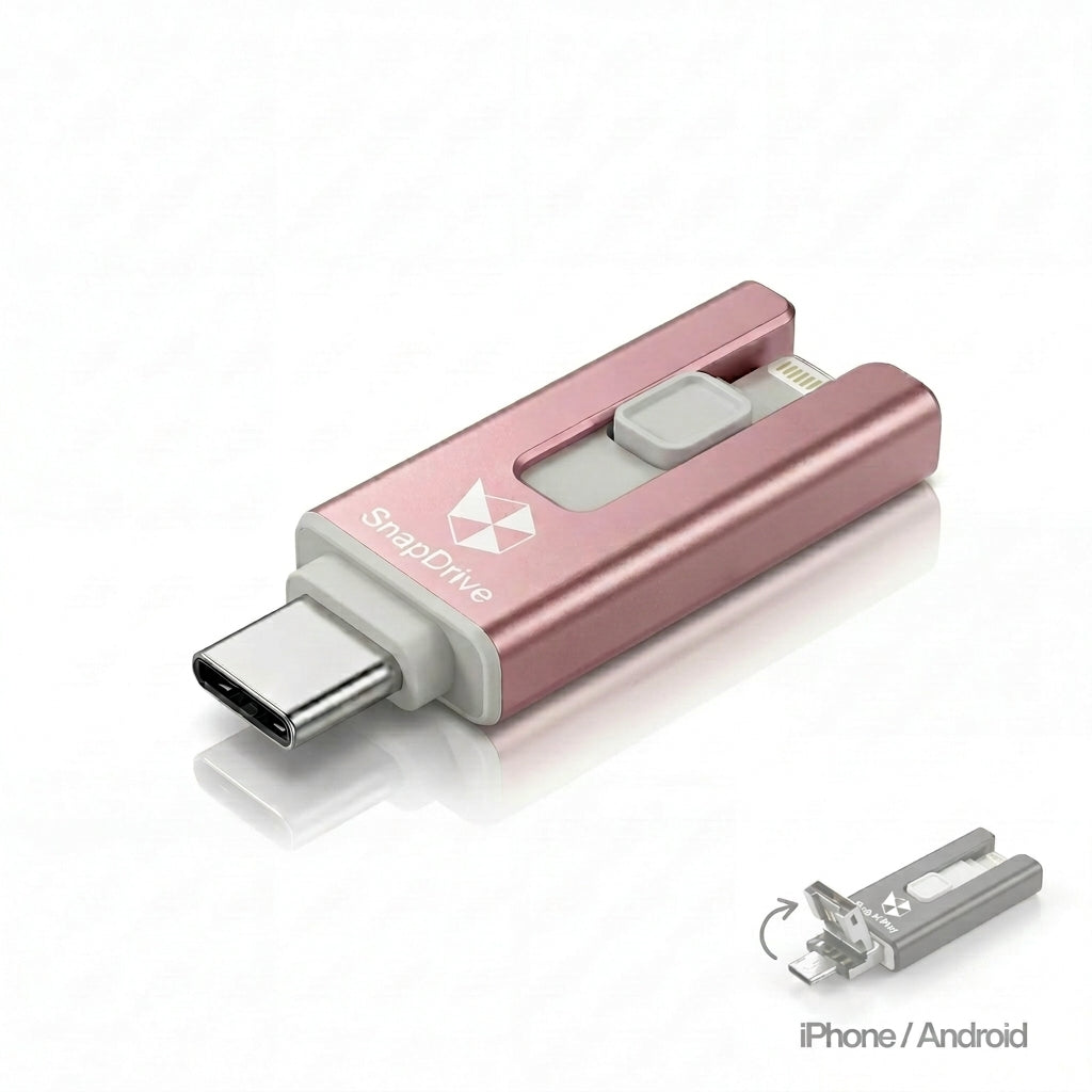 SnapDrive 4-in-1 Mobile Flash Drive for Smartphones