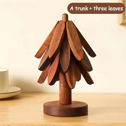 Bamboo Coaster Set 4-Piece