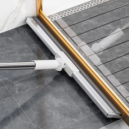 Floor Squeegee with Rubber Lip & TPE Bristles