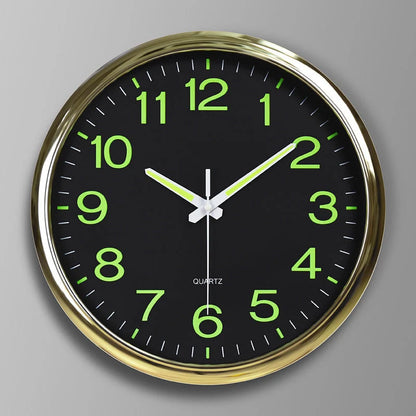 Glowing Wall Clock 30 cm – Silent