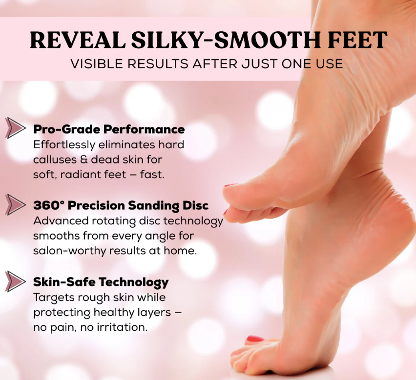 Electric Heel Remover for Healthy Feet