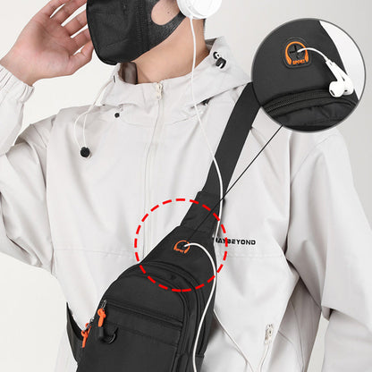 Waterproof Shoulder Bag with Multiple Compartments