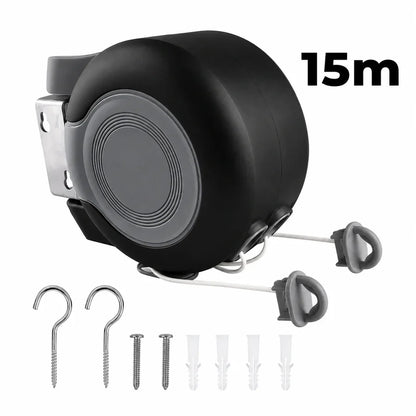 MegaDry™ Retractable Clothesline 2×15 m