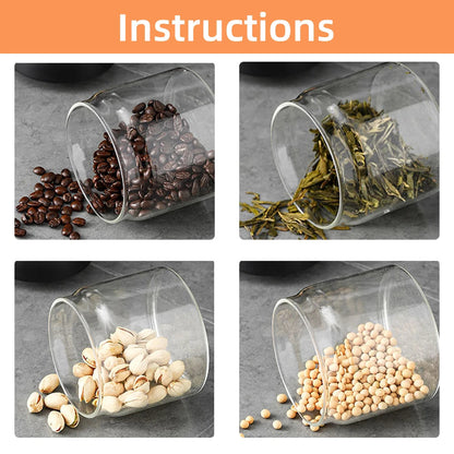 Vacuum Storage Jar made of Borosilicate Glass