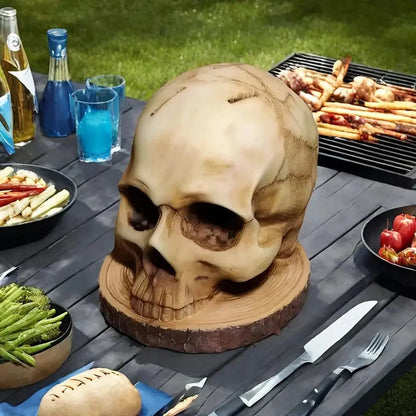 Skull Knife Holder – Gothic Kitchen Decor