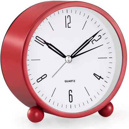 Compact analog watch with silent second hand