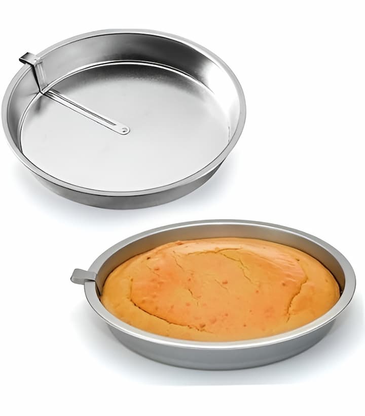 Cake pan with release mechanism