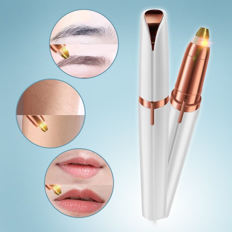 Electric Eyebrow Trimmer with Gold Precision Tip