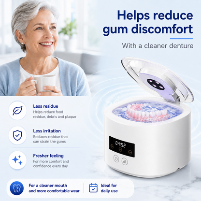 Ultrasonic UV-C Denture Cleaner