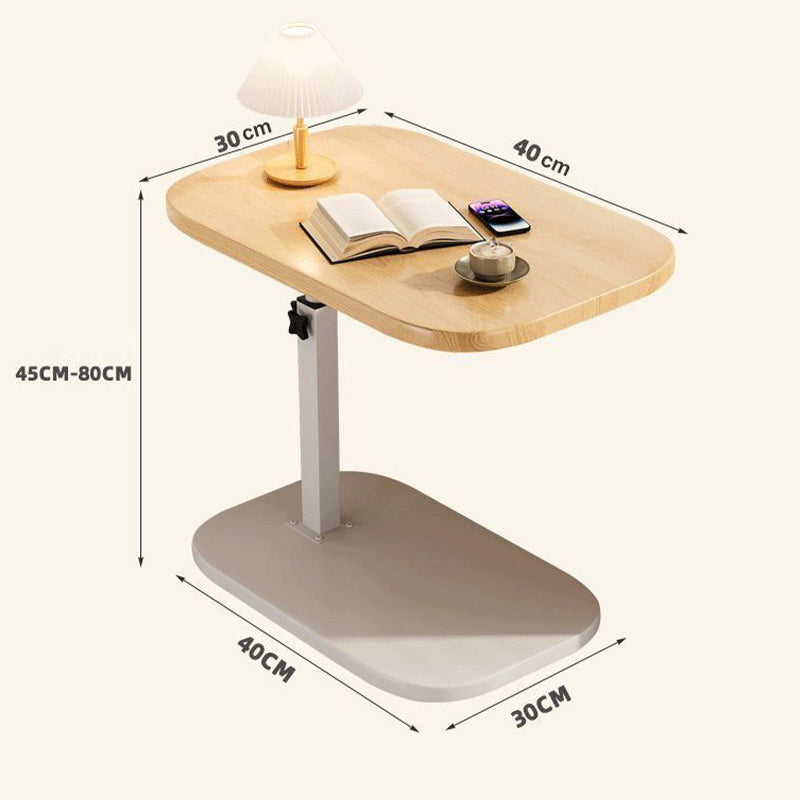 Laptop table with wheels & 360° swivel function, height adjustable