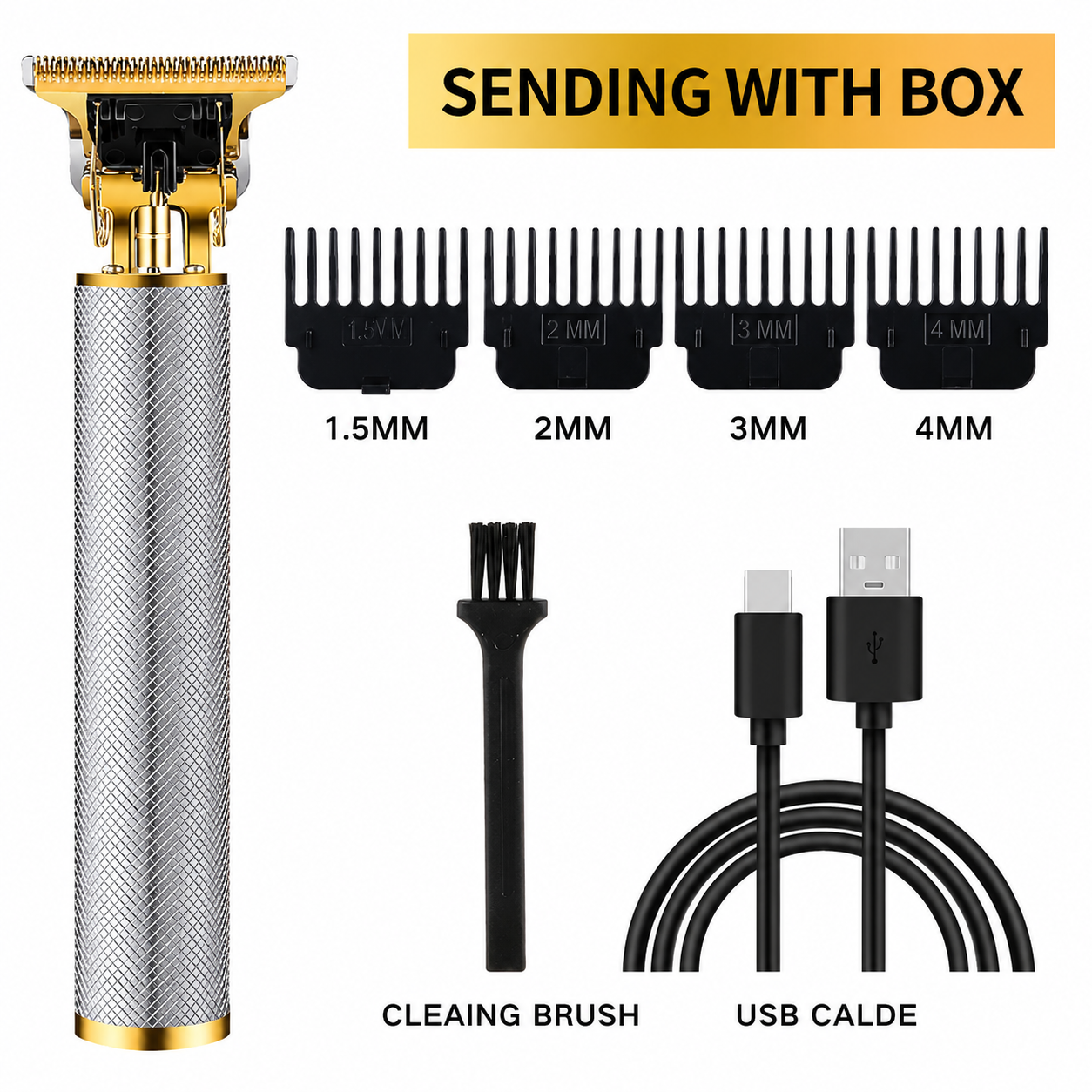 Trimmer with Carbon Steel Blades