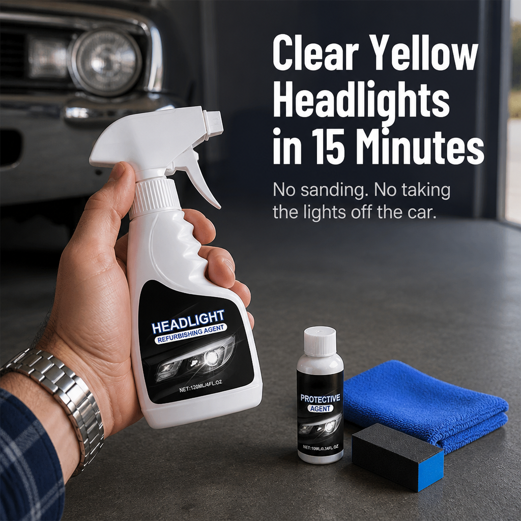 Headlight Care Spray for Clear Surfaces