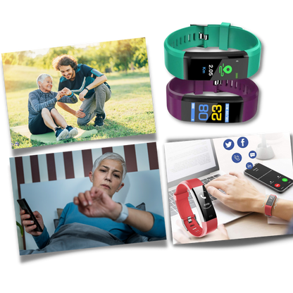 Senior Smartwatch with Heart Rate & Blood Pressure