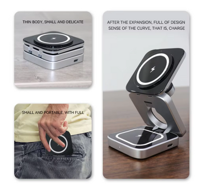 3-in-1 Wireless Charging Station for 3 Devices
