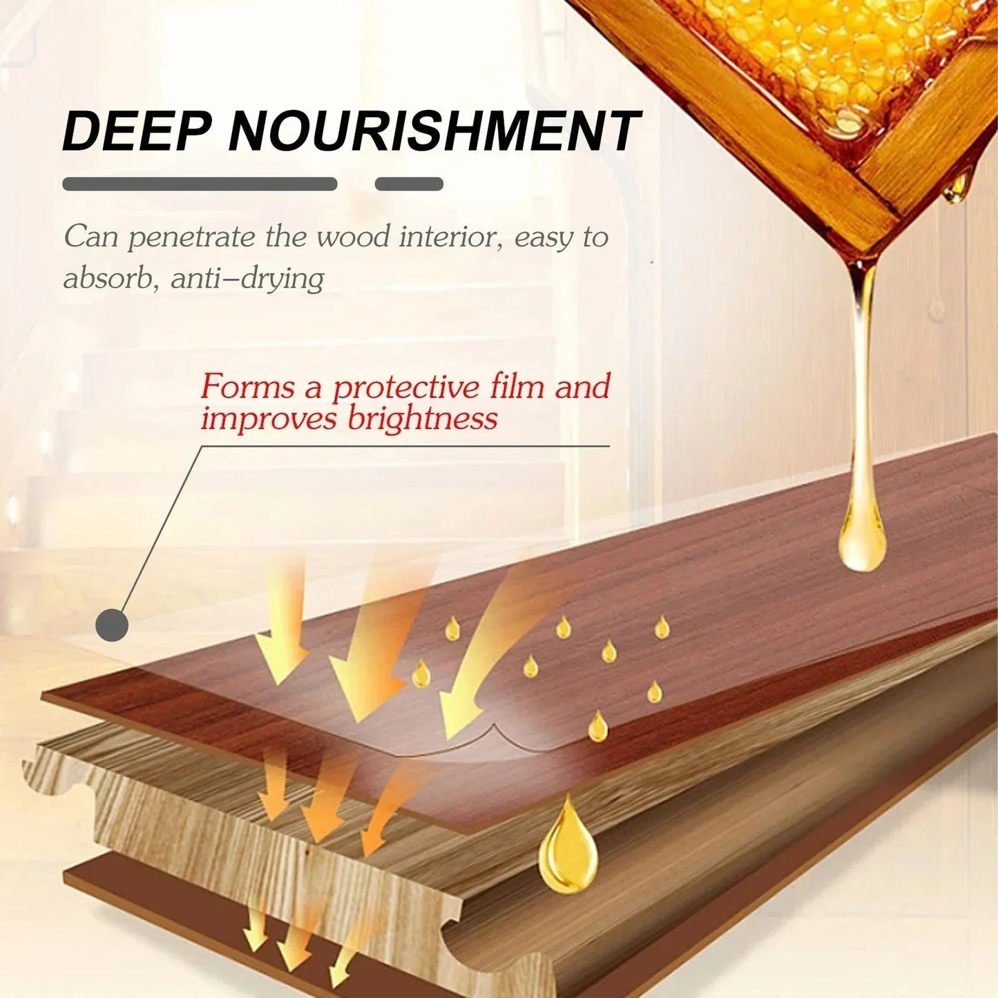 Natural Beeswax Spray for Furniture Care