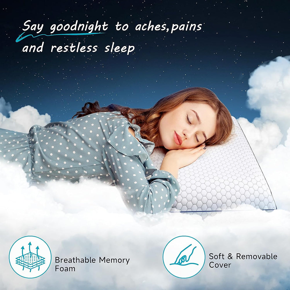 GeliPillex Cooling Gel Memory Foam Pillow
