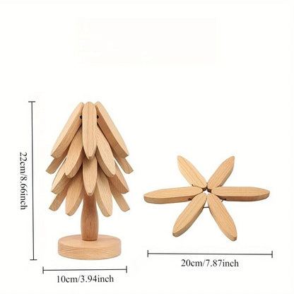 Bamboo Coaster Set 4-Piece
