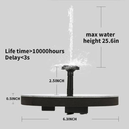 AquaLuxe™ Solar Fountain — Enchant Your Garden with Lively Water Play and Sunny Energy